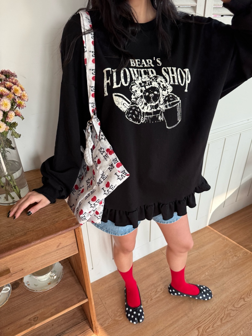 LOVABLE東大門實拍女裝新款人氣熱賣時尚職業休閑推薦衛衣LOVABLE衛衣