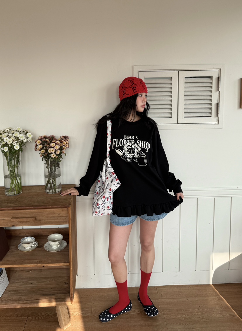 LOVABLE東大門實拍女裝新款人氣熱賣時尚職業休閑推薦衛衣LOVABLE衛衣