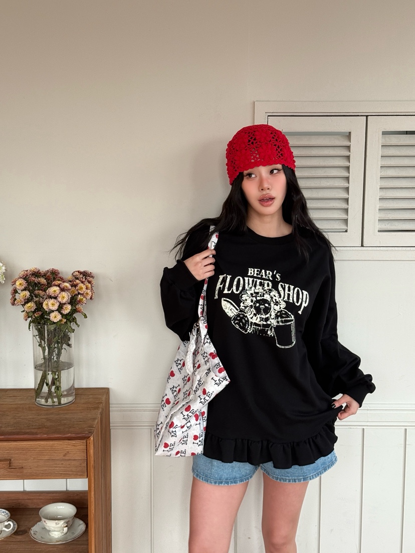 LOVABLE東大門實拍女裝新款人氣熱賣時尚職業休閑推薦衛衣LOVABLE衛衣