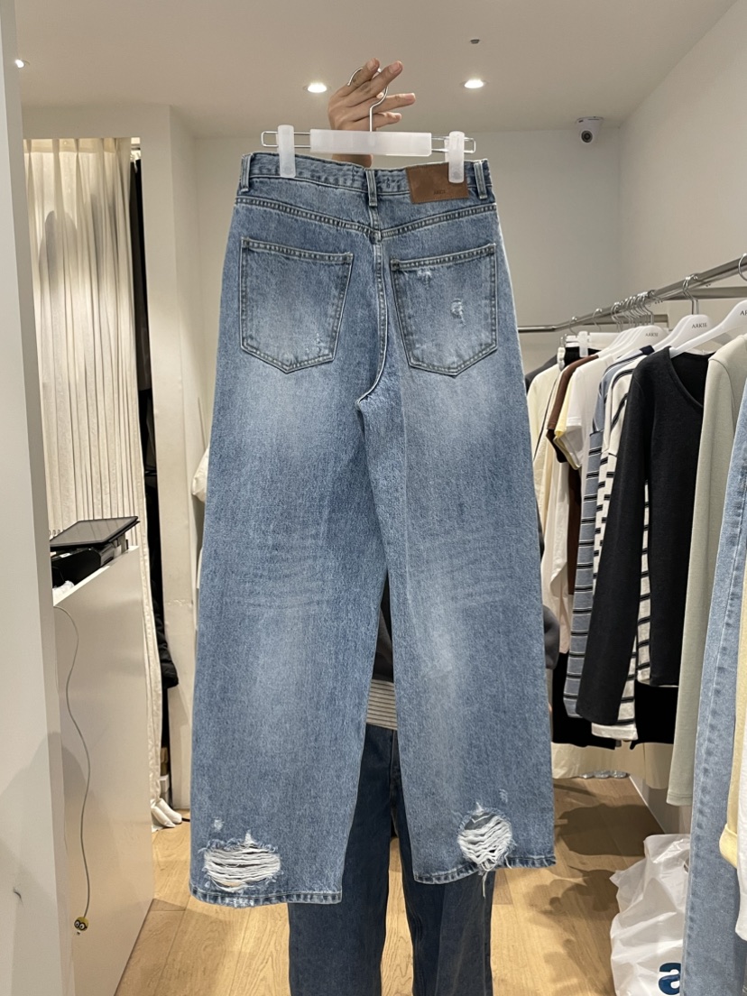 TAF東大門直郵女士新品真品時尚職業推薦人氣26春夏牛仔褲TAF牛仔褲