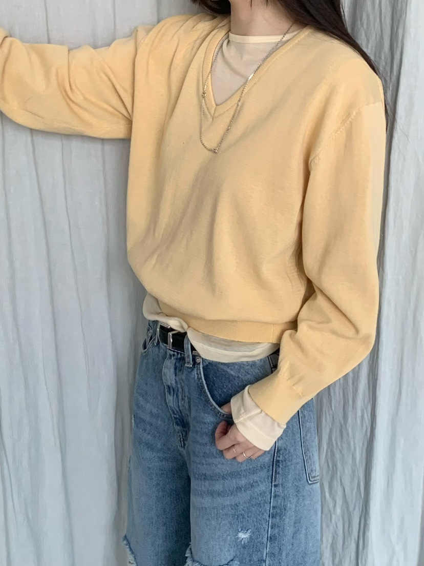 TAF東大門代購女士新款26春夏休閑職業時尚熱賣推薦長袖T恤TAF長袖T恤