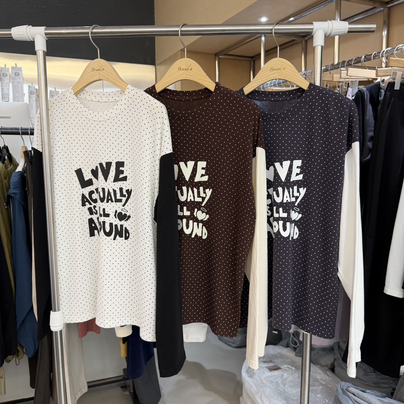 BOUND.A東大門代購女士新款真品26春夏熱賣推薦職業長袖T恤BOUND.A長袖T恤