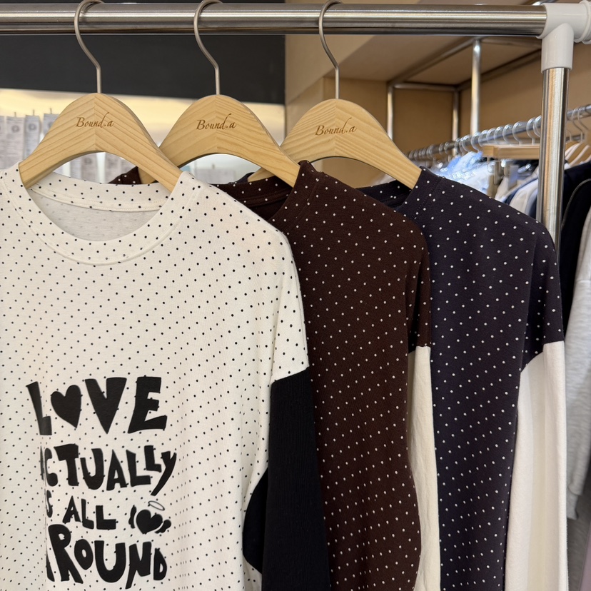 BOUND.A東大門代購女士新款真品26春夏熱賣推薦職業長袖T恤BOUND.A長袖T恤