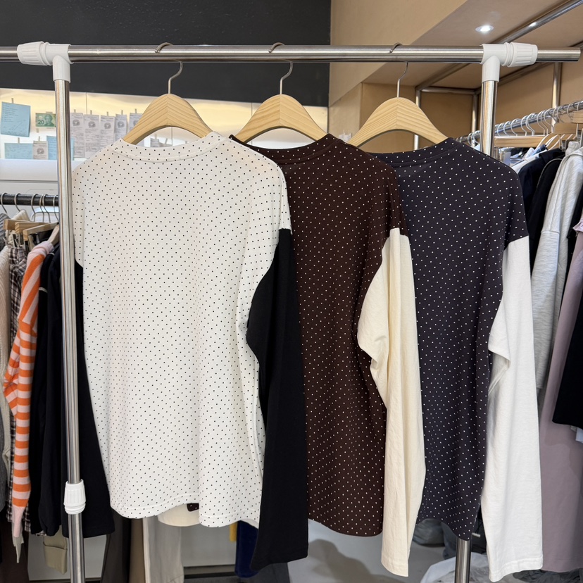 BOUND.A東大門代購女士新款真品26春夏熱賣推薦職業長袖T恤BOUND.A長袖T恤