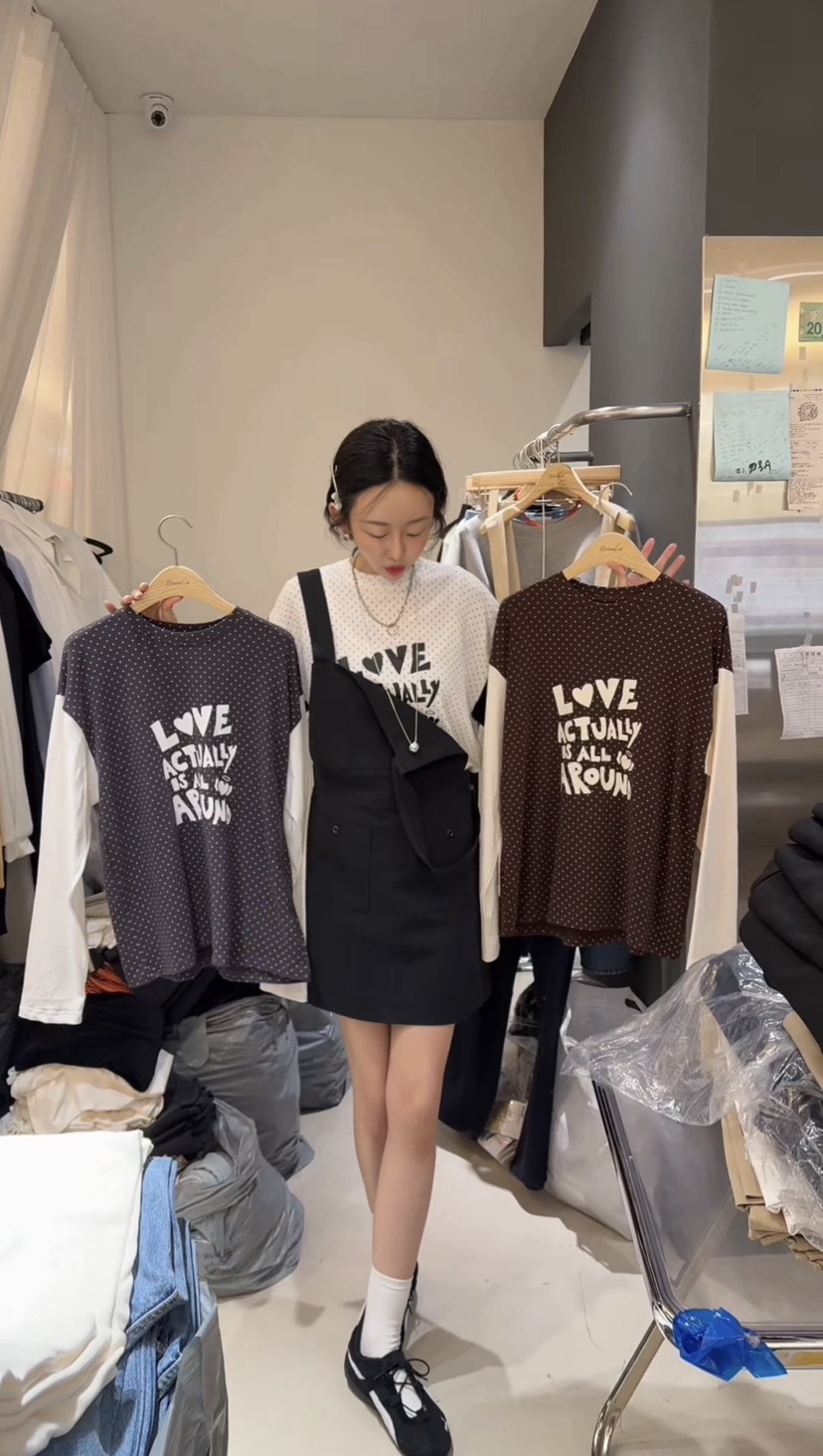 BOUND.A東大門代購女士新款真品26春夏熱賣推薦職業長袖T恤BOUND.A長袖T恤