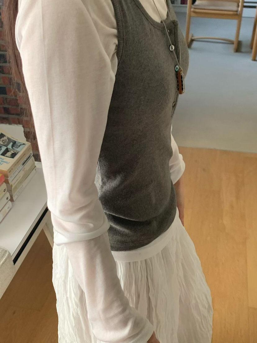 TAF東大門實拍女士新品休閑真品推薦時尚職業人氣吊帶背心TAF吊帶/背心