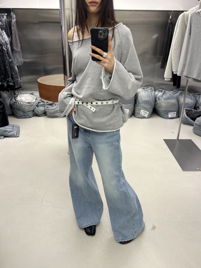 NOVUS東大門直郵女士新款熱賣人氣真品26春夏推薦職業牛仔褲NOVUS牛仔褲