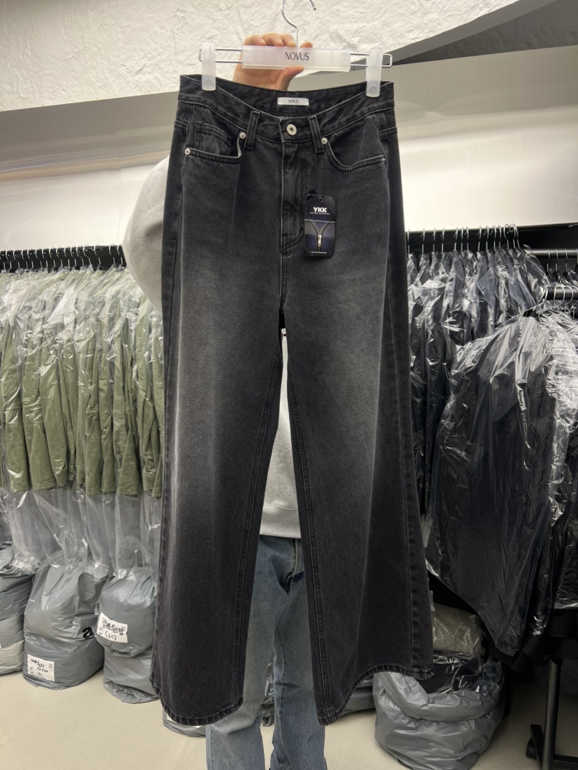 NOVUS東大門直郵女士新款熱賣人氣真品26春夏推薦職業牛仔褲NOVUS牛仔褲圖色2