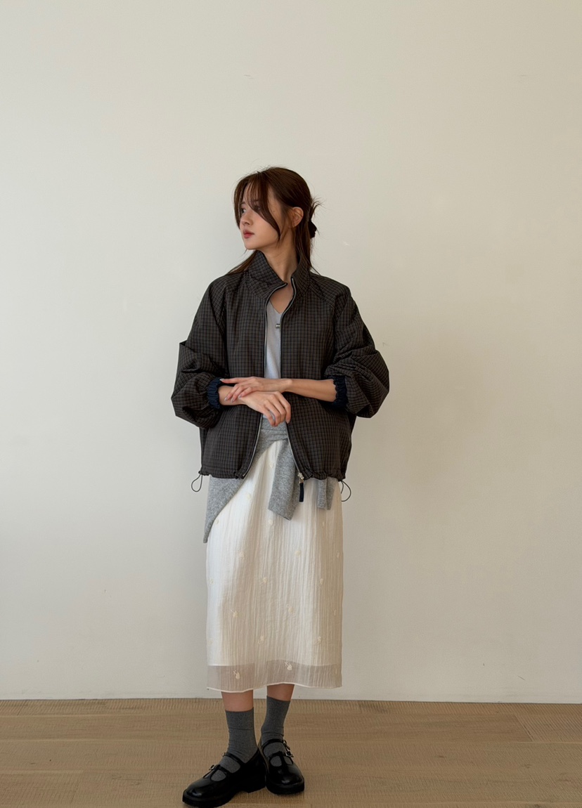 AMY GRACE東大門實拍女士新品人氣26春夏休閑真品時尚夾克AMY GRACE夾克