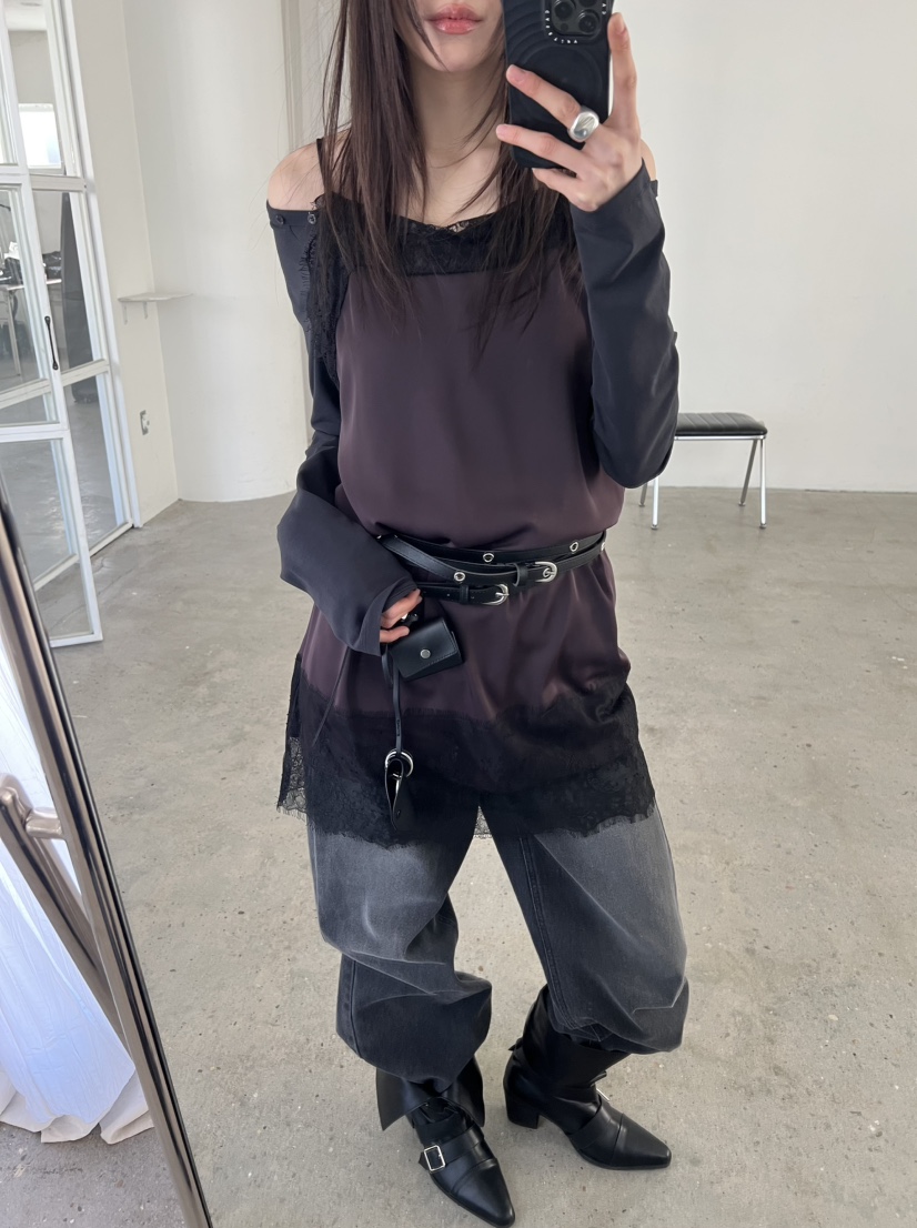 NOVUS東大門直郵女士新款時尚職業真品熱賣休閑連衣裙蕾絲NOVUS連衣裙