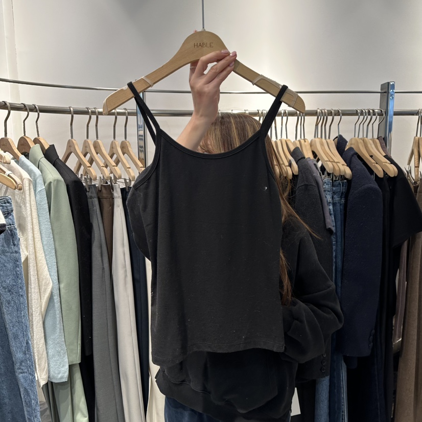 HABLE東大門直郵女裝新款休閑真品推薦熱賣人氣時尚吊帶背心HABLE吊帶/背心圖色2