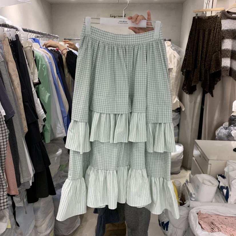 LOGROAD東大門實拍女士新款休閑真品推薦熱賣人氣26春夏長裙LOG ROAD長裙圖色1