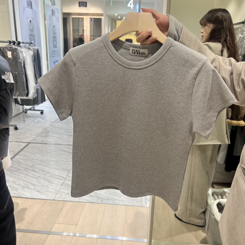 POSTMODERN韓國直郵女裝新款真品人氣推薦休閑職業時尚T恤POSTMODERNT恤圖色1