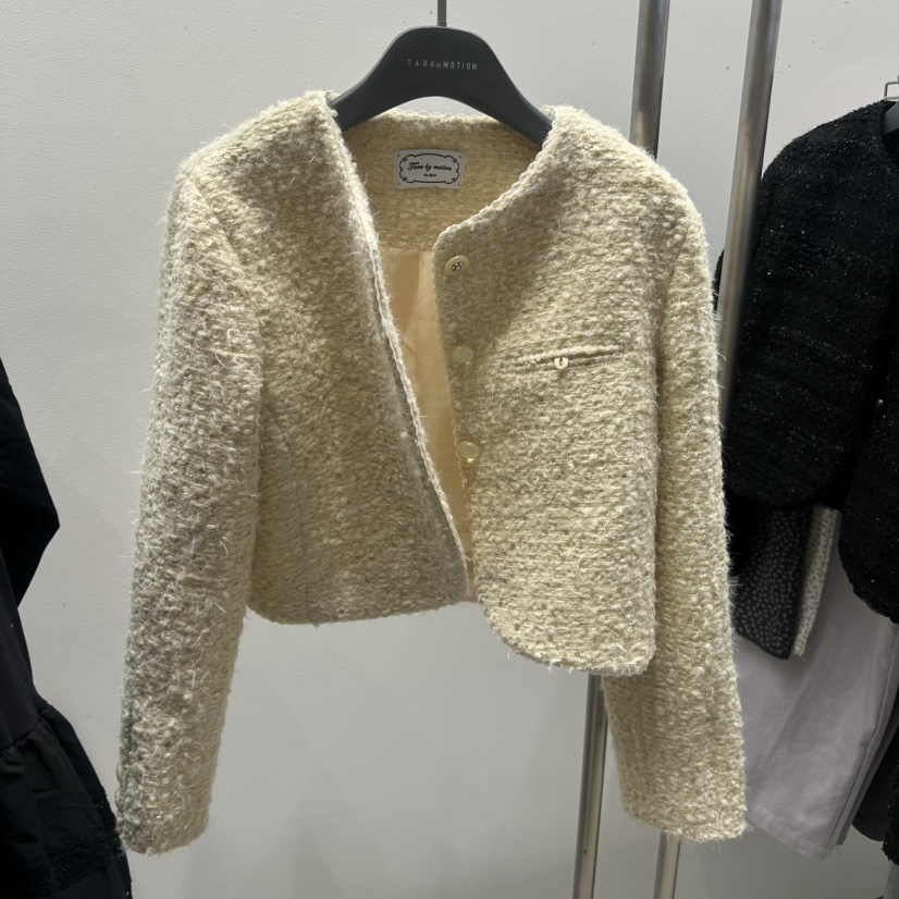 TARABY MOTION韓國直郵女士新款職業熱賣人氣真品夾克花呢TARABY MOTION夾克圖色1