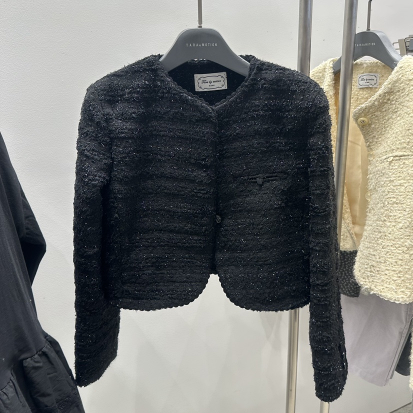 TARABY MOTION韓國直郵女士新款職業熱賣人氣真品夾克花呢TARABY MOTION夾克圖色2