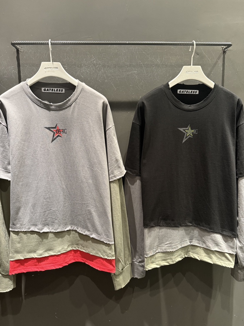 GATELESS東大門直郵女裝新品人氣熱賣休閑時尚26春夏長袖T恤GATELESS長袖T恤