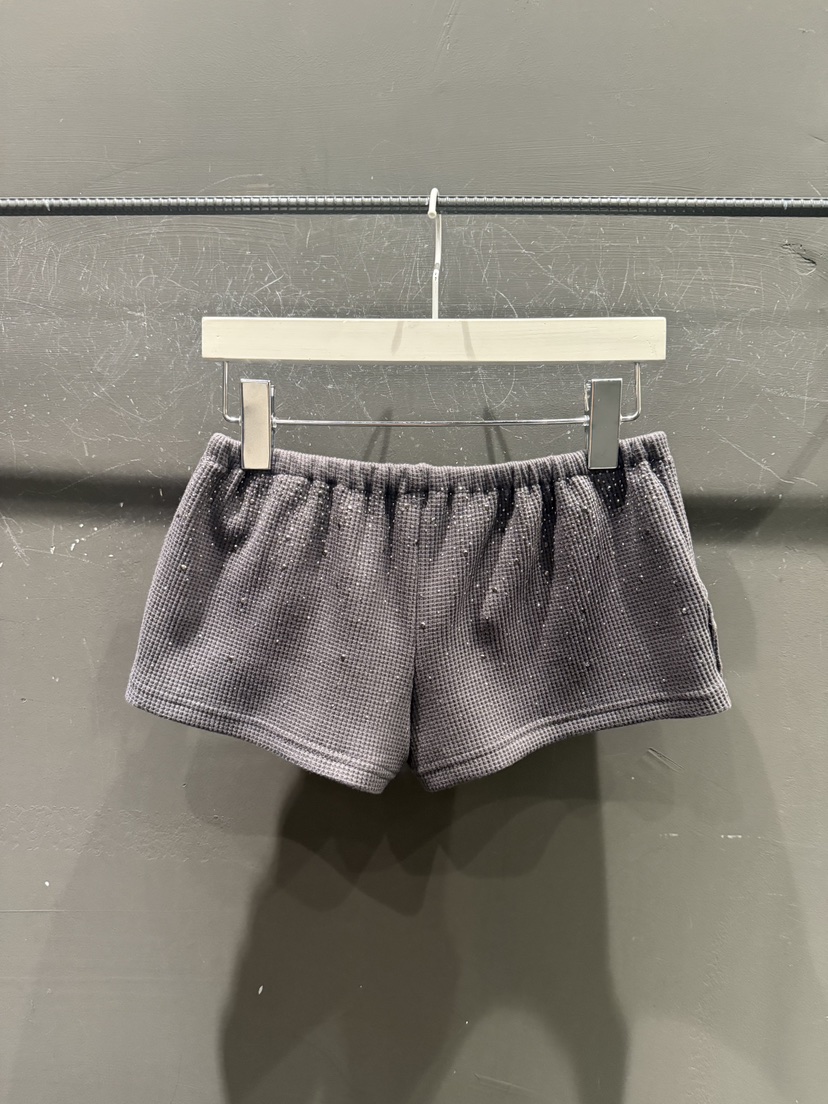 GATELESS韓國代購女裝新品休閑職業26春夏熱賣短褲華夫格GATELESS短褲