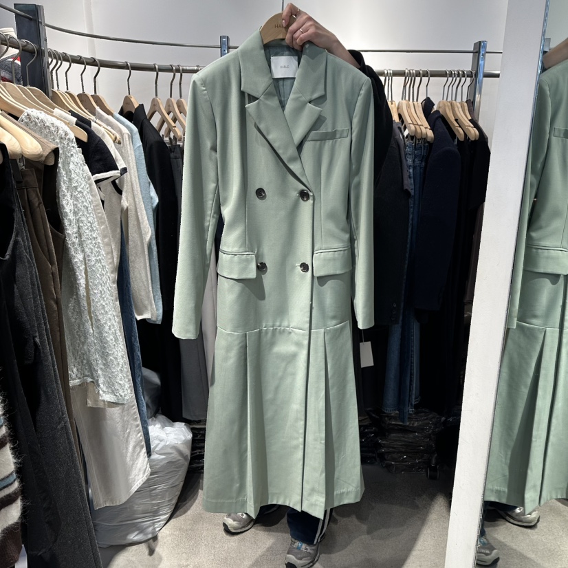 HABLE東大門代購女裝新款時尚休閑職業人氣熱賣26春夏長款風衣HABLE長款風衣圖色1