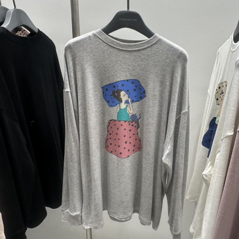 TARABY MOTION東大門直郵女裝新款真品推薦26春夏長袖T恤TARABY MOTION長袖T恤圖色1