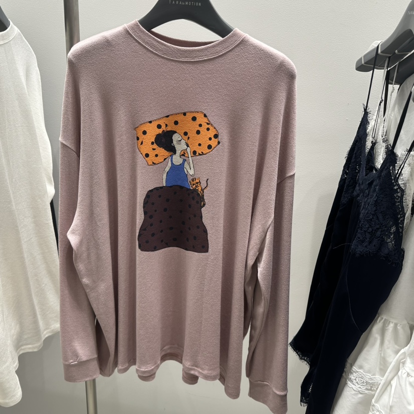 TARABY MOTION東大門直郵女裝新款真品推薦26春夏長袖T恤TARABY MOTION長袖T恤圖色4