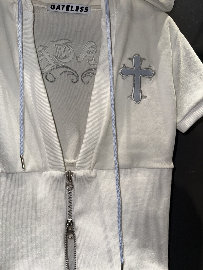 GATELESS東大門代購女裝新款職業26春夏熱賣休閑衛衣復古GATELESS衛衣