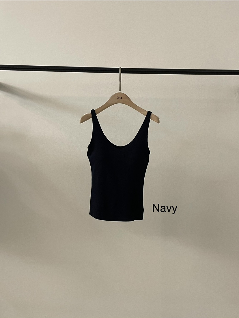 2DA/DARIMI-P東大門實拍女士新品真品時尚推薦吊帶背心2DA/DARIMI-P吊帶/背心圖色2深藍色