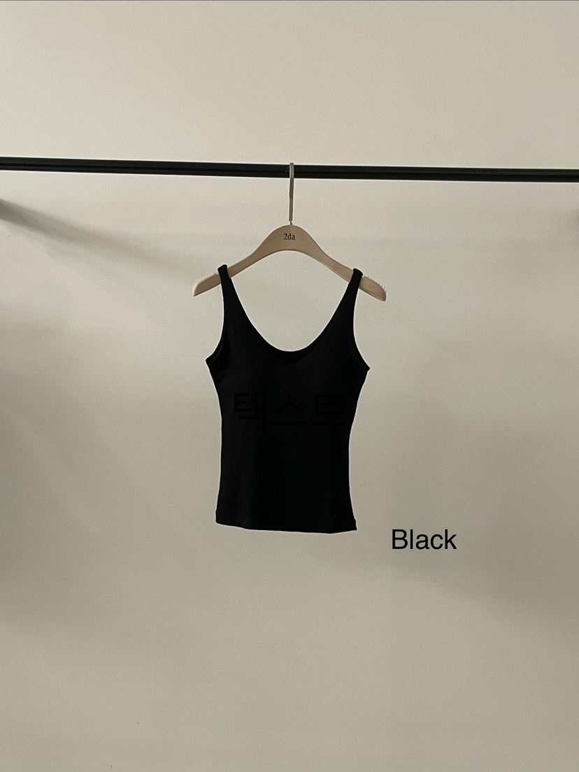 2DA/DARIMI-P東大門實拍女士新品真品時尚推薦吊帶背心2DA/DARIMI-P吊帶/背心圖色5黑色