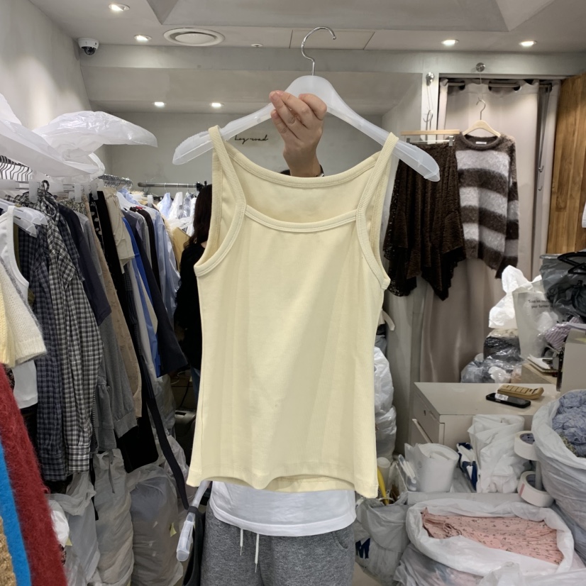 LOGROAD東大門實拍女士新品熱賣人氣休閑真品時尚吊帶背心LOG ROAD吊帶/背心