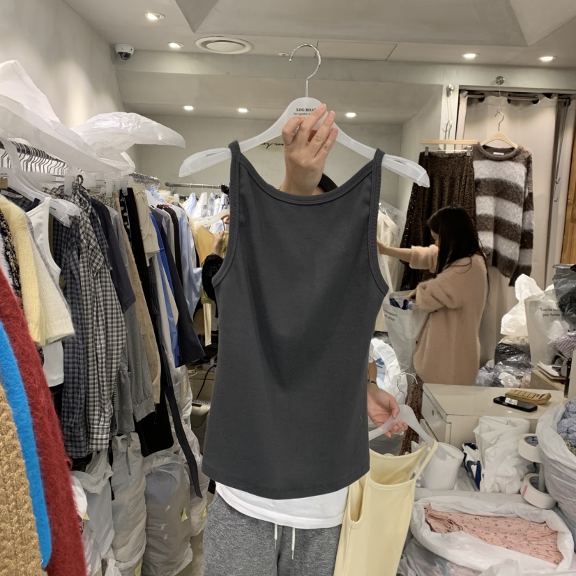 LOGROAD東大門實拍女士新品熱賣人氣休閑真品時尚吊帶背心LOG ROAD吊帶/背心圖色2