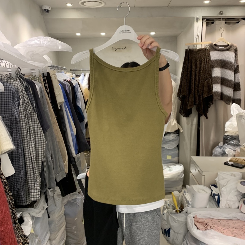 LOGROAD東大門實拍女士新品熱賣人氣休閑真品時尚吊帶背心LOG ROAD吊帶/背心圖色5