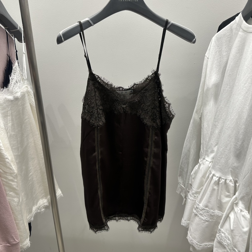TARABY MOTION東大門直郵女裝新品人氣推薦吊帶背心蕾絲TARABY MOTION吊帶/背心圖色3棕色