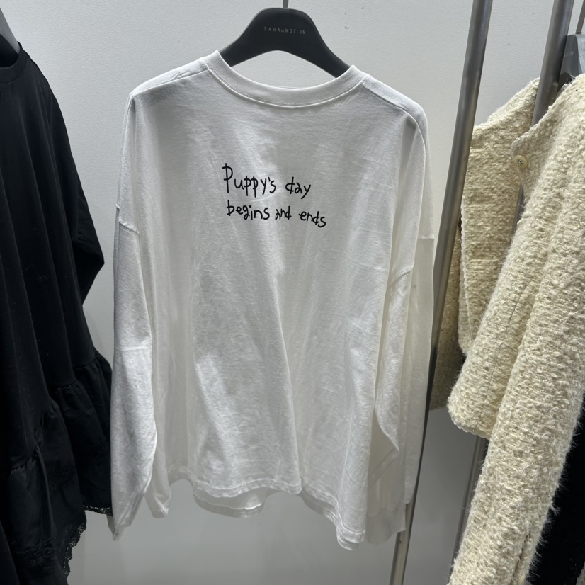 TARABY MOTION東大門直郵女裝新款推薦熱賣時尚真品長袖T恤TARABY MOTION長袖T恤圖色2
