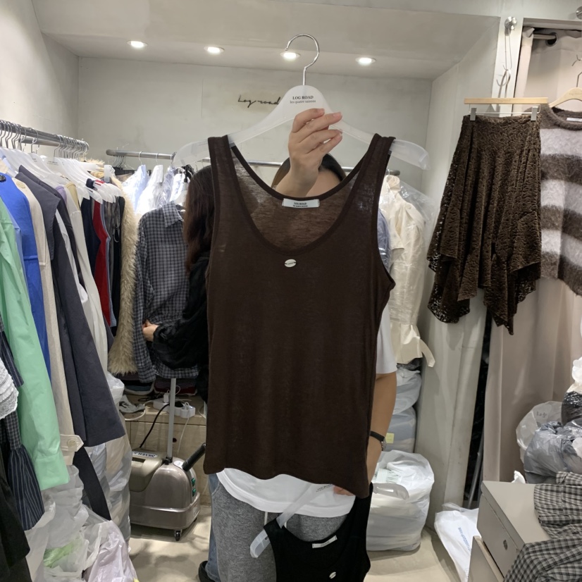 LOGROAD韓國代購女士新品時尚真品職業熱賣26春夏吊帶背心LOG ROAD吊帶/背心圖色3