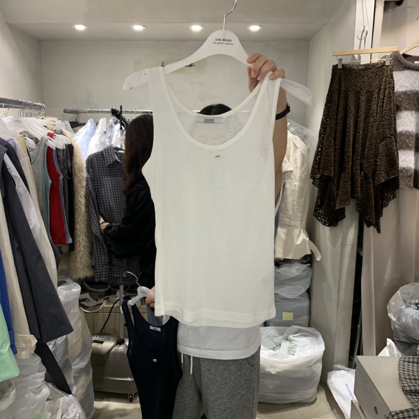 LOGROAD韓國代購女士新品時尚真品職業熱賣26春夏吊帶背心LOG ROAD吊帶/背心圖色4