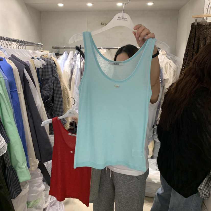 LOGROAD韓國代購女士新品時尚真品職業熱賣26春夏吊帶背心LOG ROAD吊帶/背心圖色7