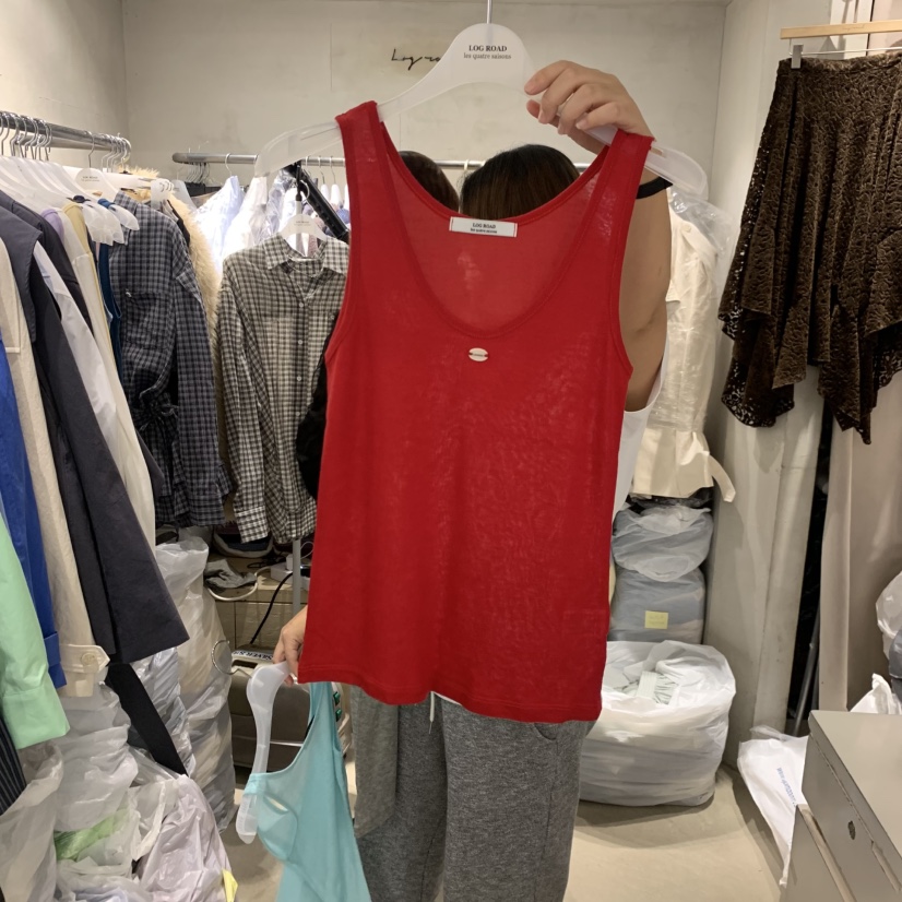 LOGROAD韓國代購女士新品時尚真品職業熱賣26春夏吊帶背心LOG ROAD吊帶/背心圖色8