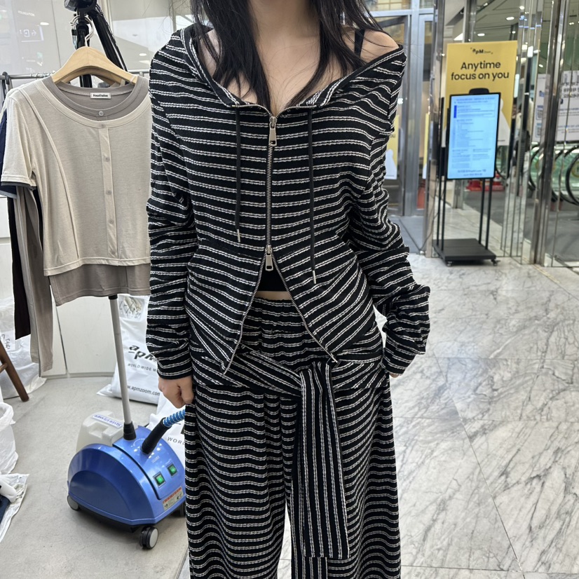 FOUNDATION東大門代購女裝新品職業推薦時尚休閑夾克拉鏈FOUNDATION夾克圖色1