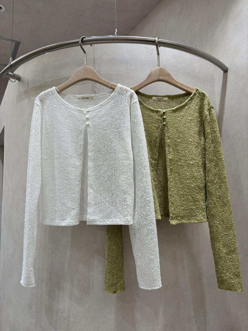 WHO IS SHE韓國代購女士新款時尚人氣26春夏針織衫羊毛衫WHO IS SHE針織衫