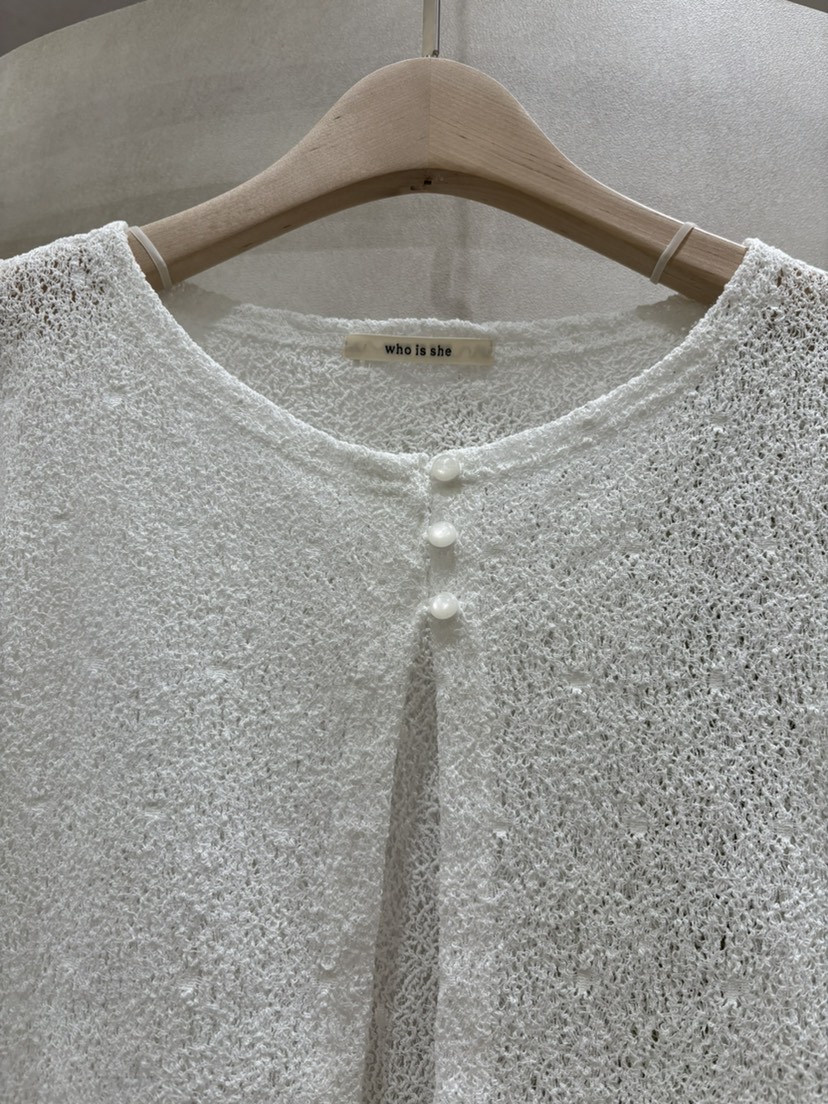 WHO IS SHE韓國代購女士新款時尚人氣26春夏針織衫羊毛衫WHO IS SHE針織衫