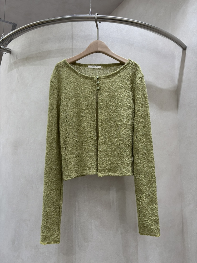 WHO IS SHE韓國代購女士新款時尚人氣26春夏針織衫羊毛衫WHO IS SHE針織衫圖色2