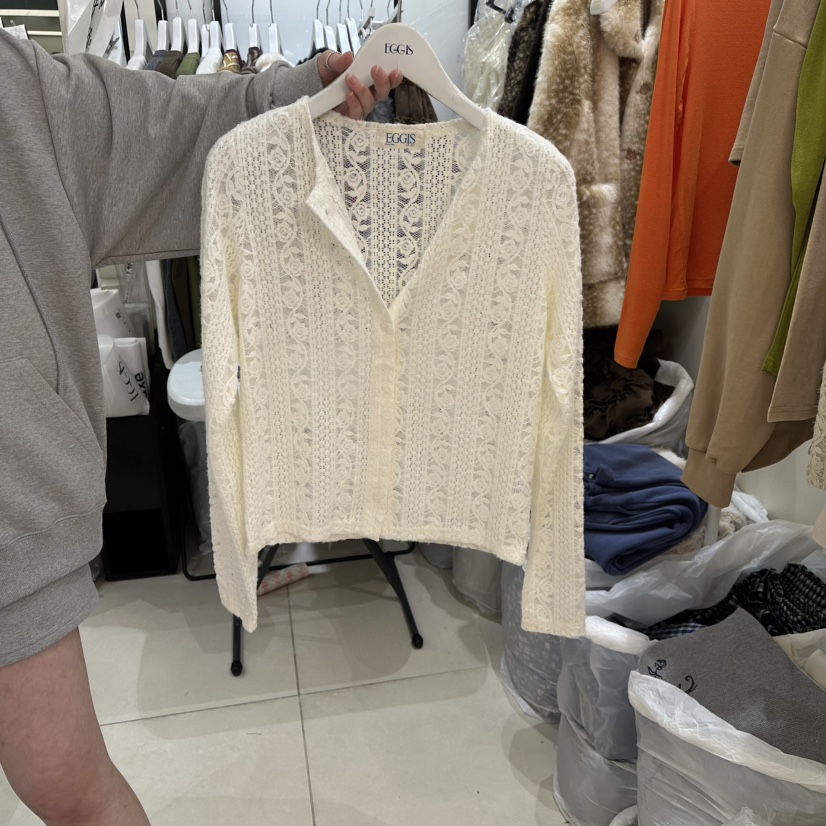 EGG IS東大門直郵女士新品真品人氣推薦休閑時尚襯衫蕾絲衫EGG IS襯衫/蕾絲衫圖色1