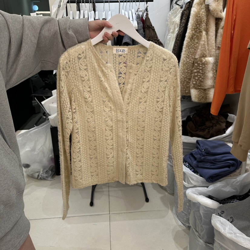 EGG IS東大門直郵女士新品真品人氣推薦休閑時尚襯衫蕾絲衫EGG IS襯衫/蕾絲衫圖色2