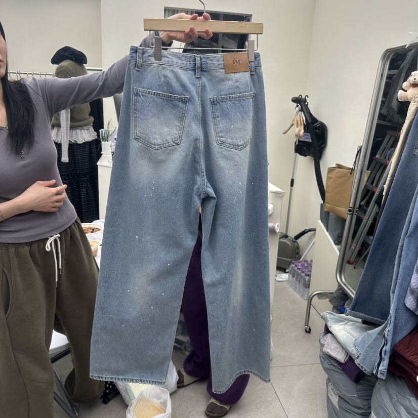 I MFACT東大門實拍女裝新款推薦人氣熱賣休閑26春夏牛仔褲I MFACT牛仔褲