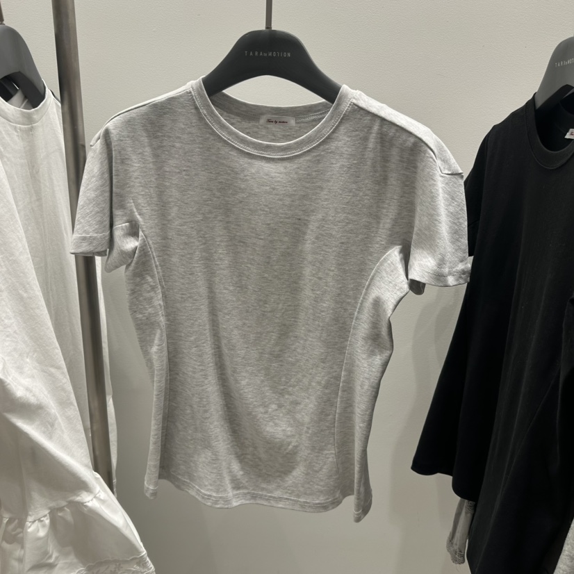 TARABY MOTION東大門實拍女士新品推薦26春夏人氣熱賣T恤TARABY MOTIONT恤圖色3灰色