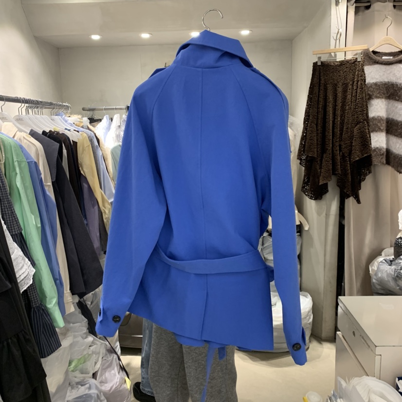 LOGROAD韓國代購女裝新品人氣熱賣職業真品休閑夾克含腰帶LOG ROAD夾克