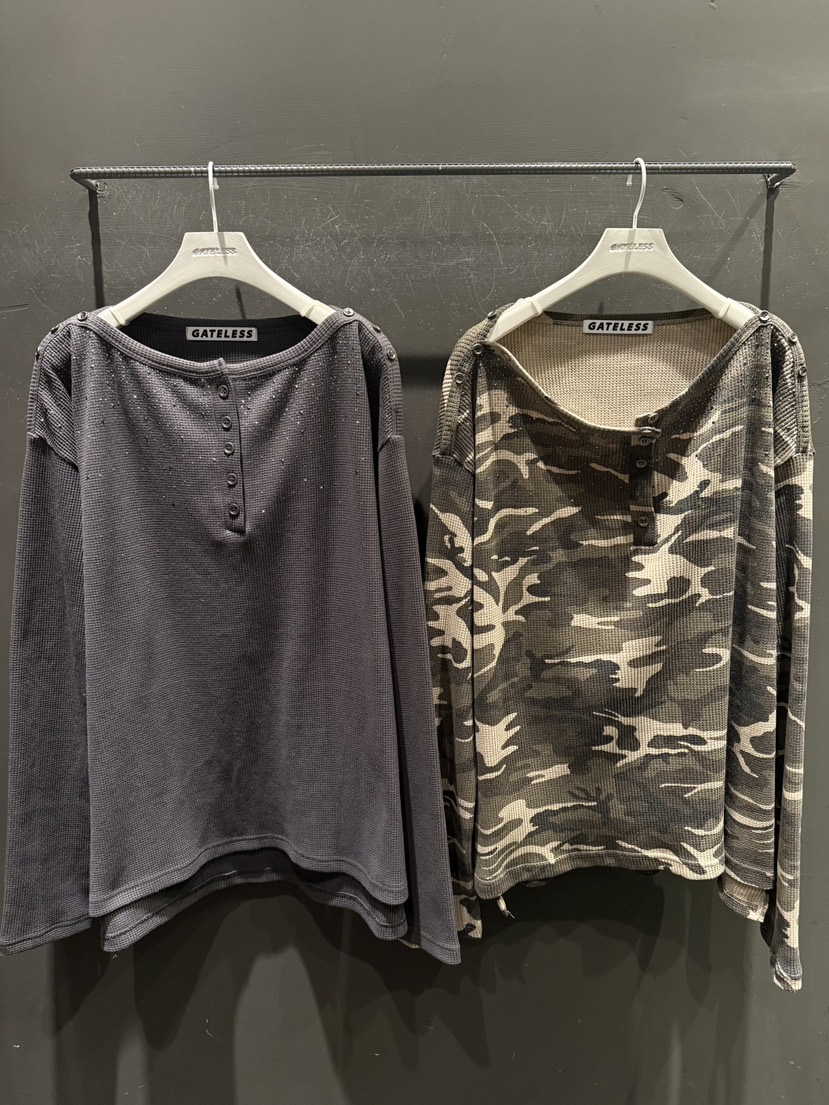 GATELESS韓國代購女裝新款人氣時尚熱賣職業推薦26春夏長袖T恤GATELESS長袖T恤