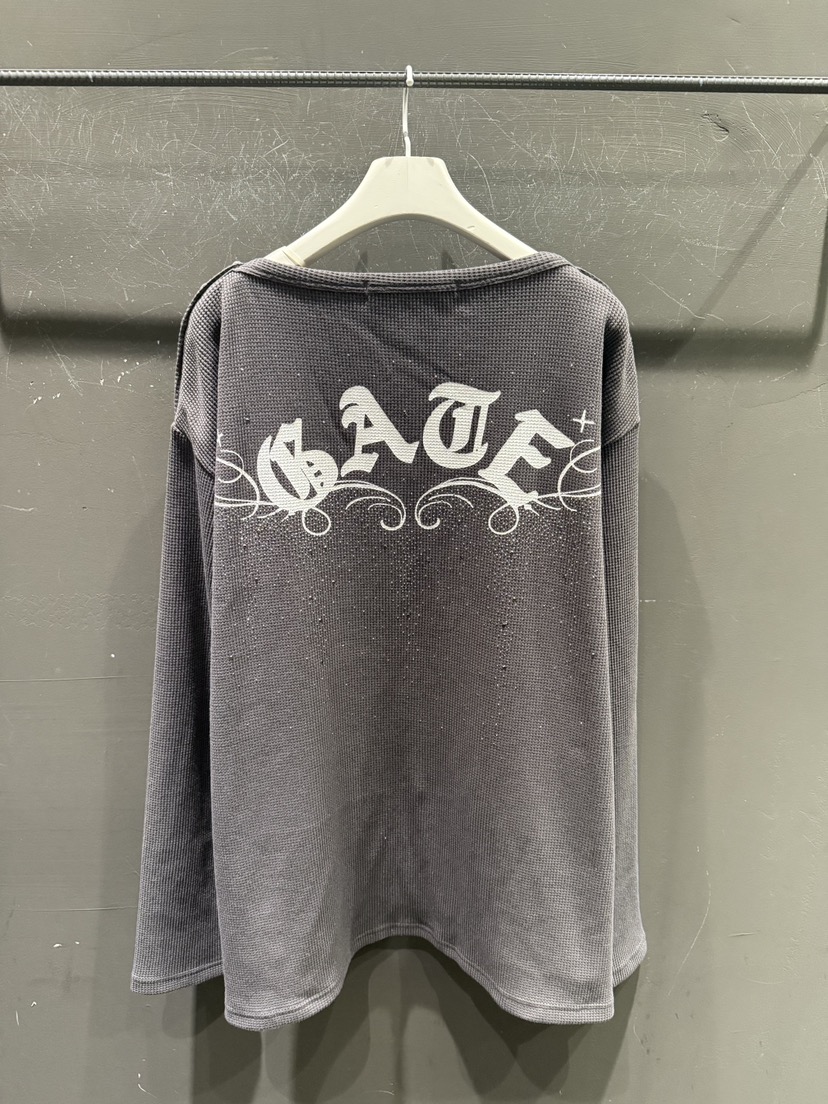 GATELESS韓國代購女裝新款人氣時尚熱賣職業推薦26春夏長袖T恤GATELESS長袖T恤