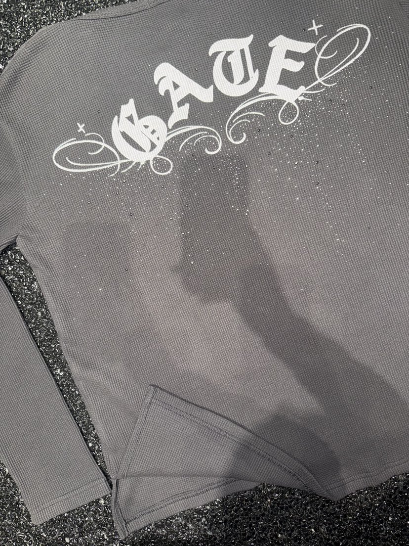 GATELESS韓國代購女裝新款人氣時尚熱賣職業推薦26春夏長袖T恤GATELESS長袖T恤