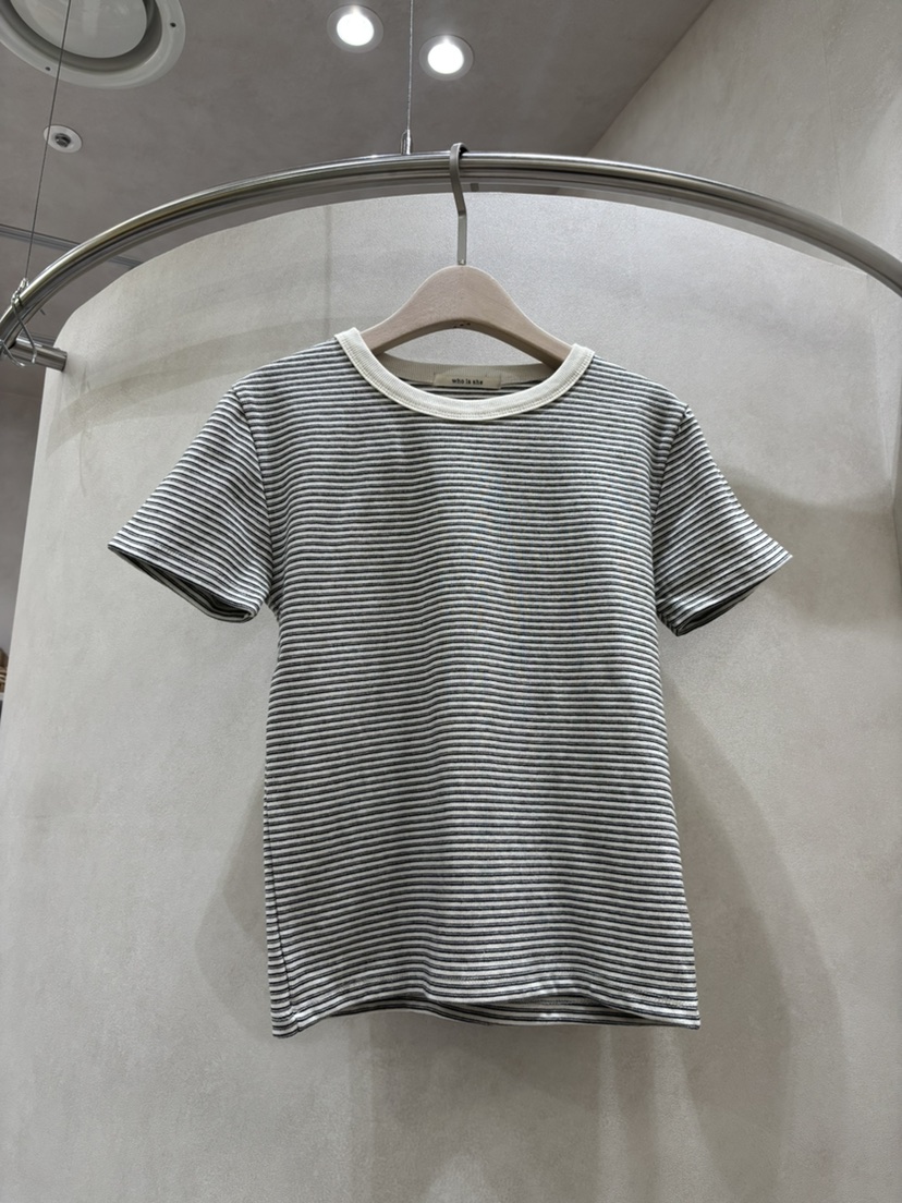 WHO IS SHE東大門代購女裝新品休閑職業真品人氣熱賣T恤WHO IS SHET恤圖色3