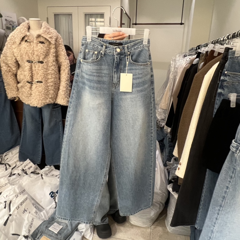 LE AHICON韓國代購女士新品真品推薦熱賣人氣職業牛仔褲Le Ahicon牛仔褲圖色1